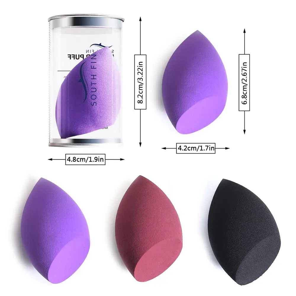 

1/3Pcs Mini Beauty Soft Makeup Sponge Puff Face Nose Facial Foundation Base Liquid Powder Blending Drop Shape Cosmetic Tool