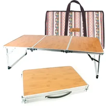 Открытый складной стол для пикника барбекю бамбуковая доска стол Кемпинг портативный стол простая мебель кровать компьютерный стол