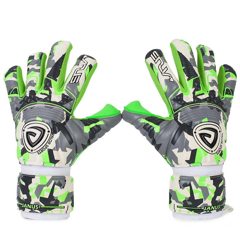 JANUS профессиональные вратарские перчатки с защитой пальцев утолщенные 4 мм латексные вратарские перчатки футбольные вратарские перчатки
