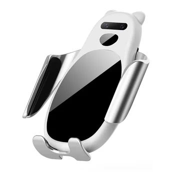 

2 in 1 Car Charger Phone Holder Mount in Car Fast Charging 15W Wireless Automatic Clamping for iPhone Smart Phone