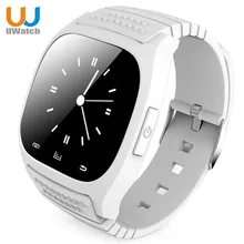 Uwatch smart watch m26 bluetooth wecker anti-verlorene passometer thermometer rufannahme sms erinnert smartwatch für ios telefon