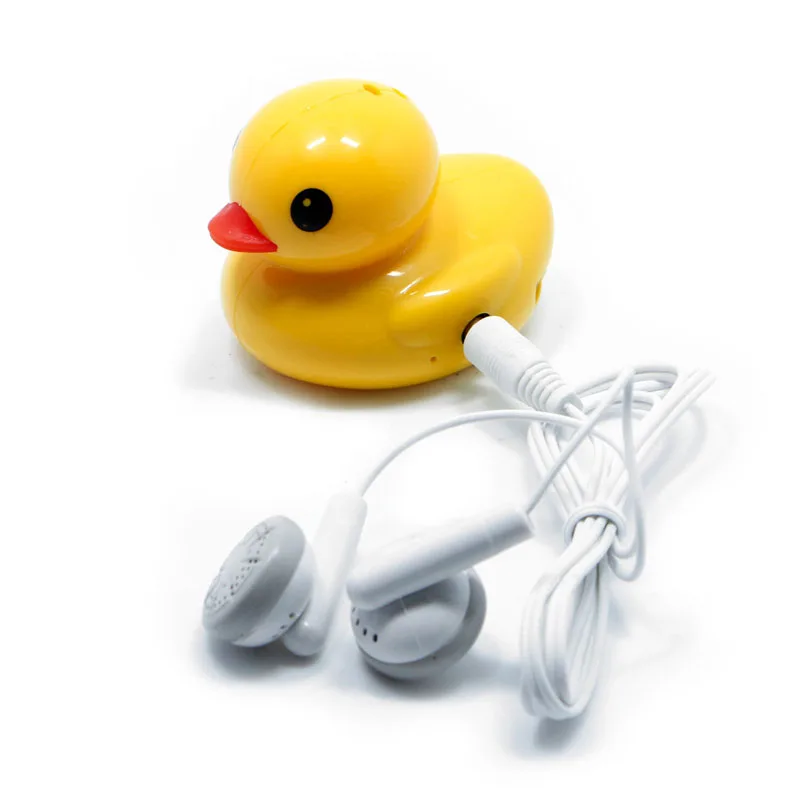 Cute Duck USB Mini Digital MP3 Music Player Support 32GB Micro SD TF