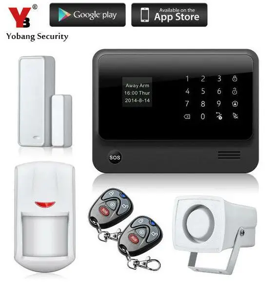 bilder für YobangSecurity Drahtlose GSM WIFI Home Security Alarm System G90B Android IOS APP Control Magnetische Tür/PIR Alarm Sensor bilder für YobangSecurity Drahtlose GSM WIFI Home Security Alarm System G90B Android IOS APP Control Magnetische Tür/PIR Alarm Sensor