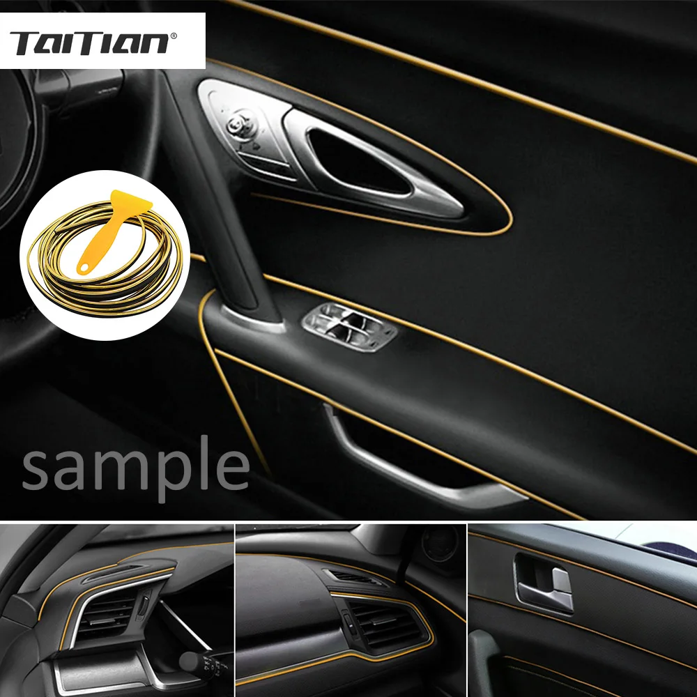 1pc 5M Car Interior Molding Car styling Air Conditioning Control Panel Outlander Grille