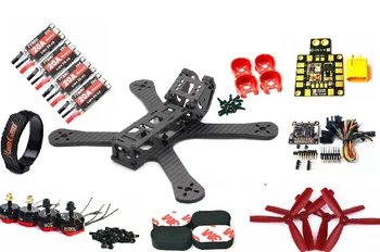 

FPV Frame 220 220mm 5" FPV Quadcopter Frame F3 Acro controller RS2205 20A BLHeli_S ESC 5045m For PUDA