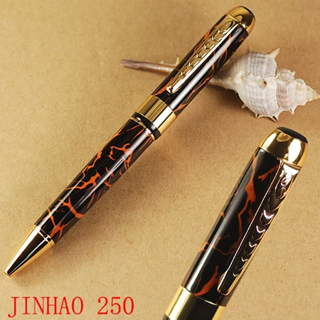 

JINHAO 250 executive black and golden ballpoint pen