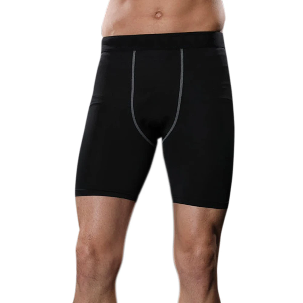 

Men Sports Short Pants High Elastic Slim Fit Breathable Shorts for Workout Running FK88