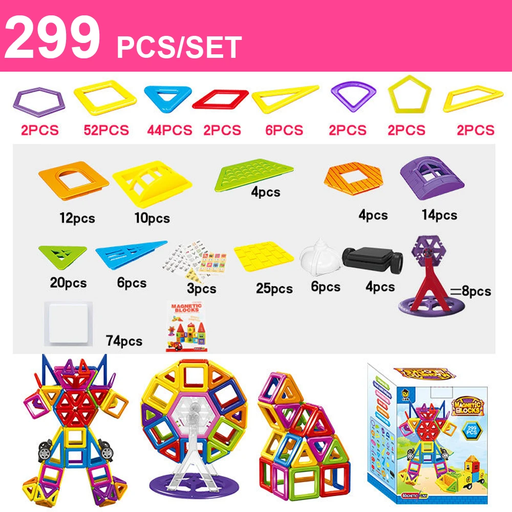 Beste 77 402PCS Magnetische Blokken Magnetische Designer Bouw Speelgoed Set Mini Magneet Educatief Speelgoed voor Kinderen Geschenken