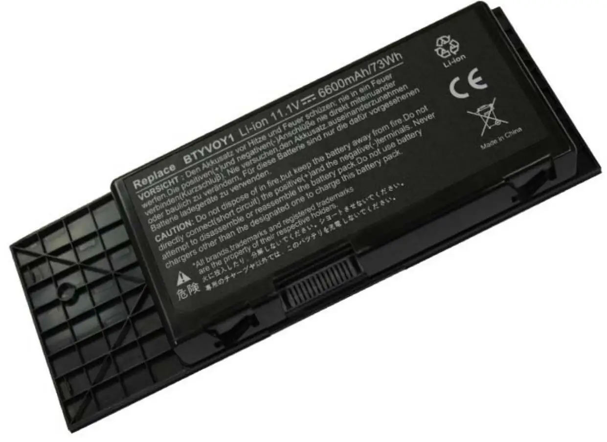 

New Battery for Dell Alienware M17x, M17x R3, M17x R4 Series 11.1V 6600mAh 73WH 318-0397 5WP5W