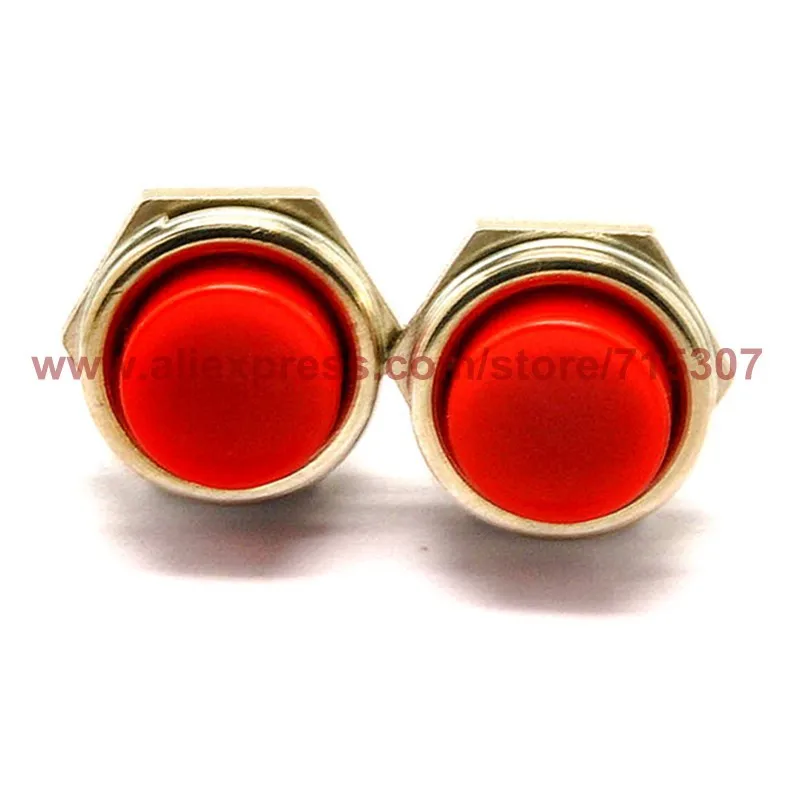 push button switch ds-212 red 1