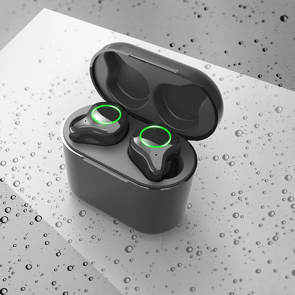 

R5 TWS Bluetooth 5.0 Wireless Earphones Cordless Touch Control Surround Sound Stereo Earbuds Sports Headset With Charging Box