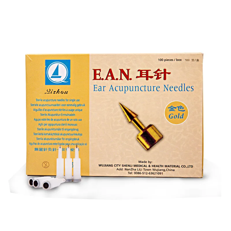 100 pcs ear acupuncture needles qizhou sterile acupunture needle for single use ear massage needle 100 pcs ear acupuncture needles qizhou sterile acupunture needle for single use ear massage needle