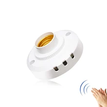 E27 патрон держатель лампы douille e27 держатель лампы Голосовое управление и управление светом огнестойкий ПБТ