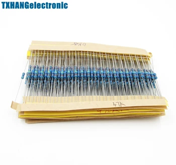 

1/4w Resistance 1% Metal Film Resistor Bag 30 kinds Each 20 Total 600pcs TOP