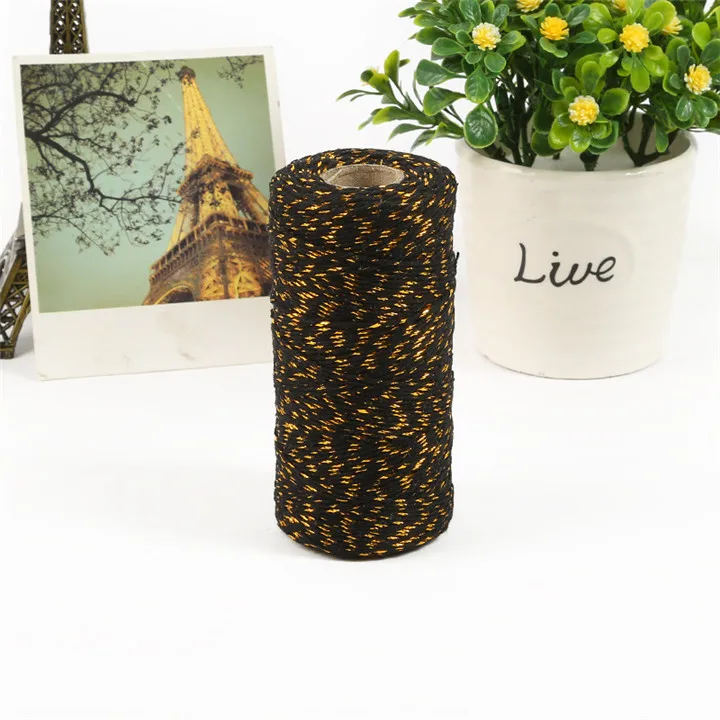 8  100m x2mm Cotton Yarn Thread DIY Handmade Knitted Thread For Child Baby Knitting Crochet Yarn Diy Crafts Clothing Sewing Yarns