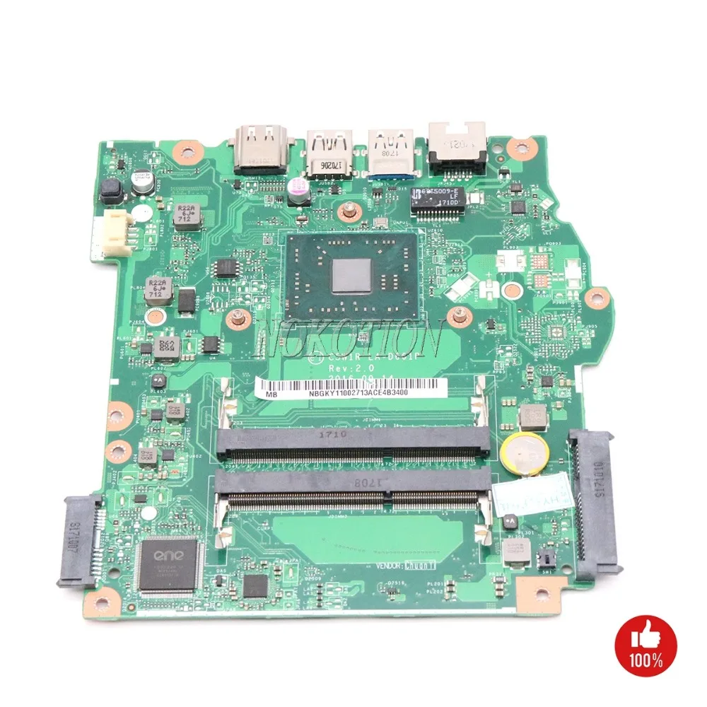 NOKOTION C5W1R LA-D661P NBGKY11002 NB. GKY11.002 основная плата для acer aspire ES1-523 Материнская плата ноутбука