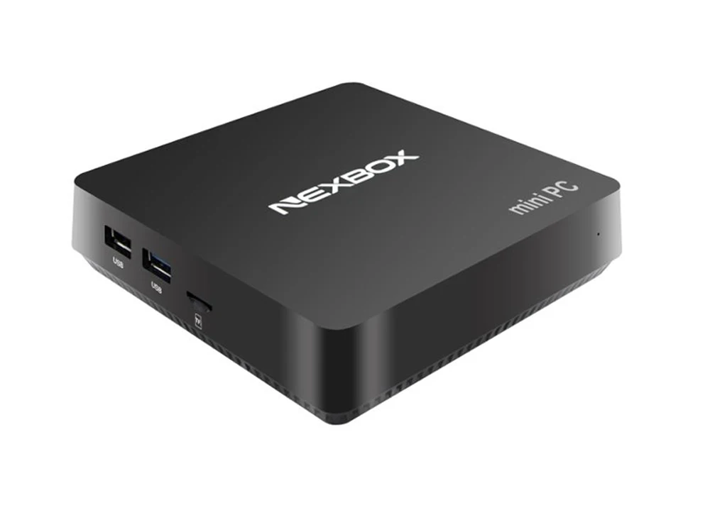 NEXBOX T11 Intel Atom Z8350 Windows 10 Мини ПК 4 Гб ОЗУ 32 Гб EMMC 4 к* 2 к с SATA USB3.0 4 г/32 г wifi BT4.0 Смарт ТВ приставка