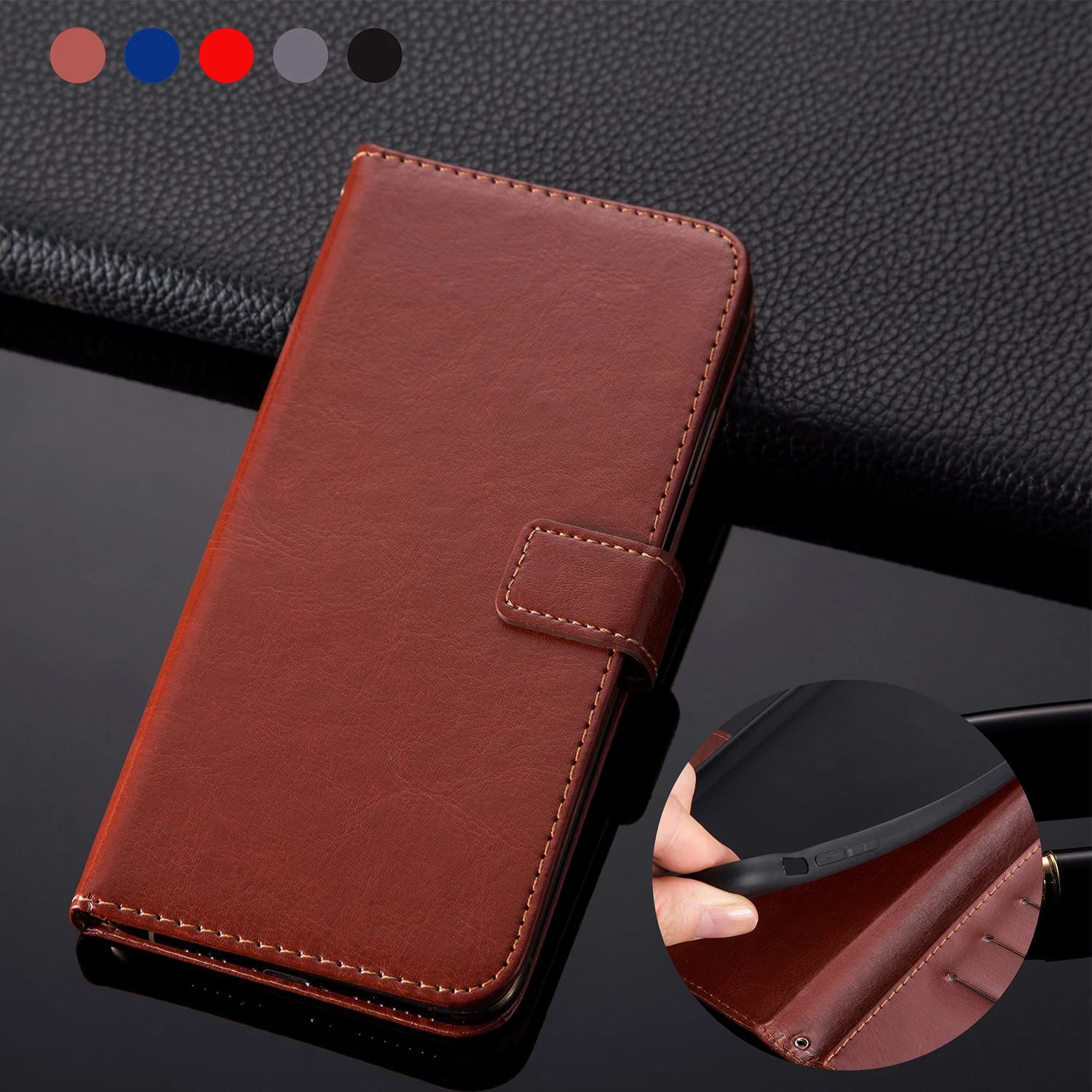 

Flip Cover Case on for Honor 7S 7A 7C Pro 7X 8C 8S 8X 8A 10 Lite 6A 6C 7APro 7CPro honer Leather Phone Wallet Magnet Coque Etui