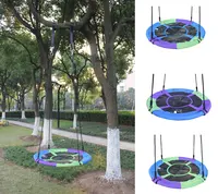 Toy Swings Assorted Colors Baby Tree Swing Giant 40" Saucer Tree Swing Baby Swing Chair With 400 LBS Weight Capacity New Style 1