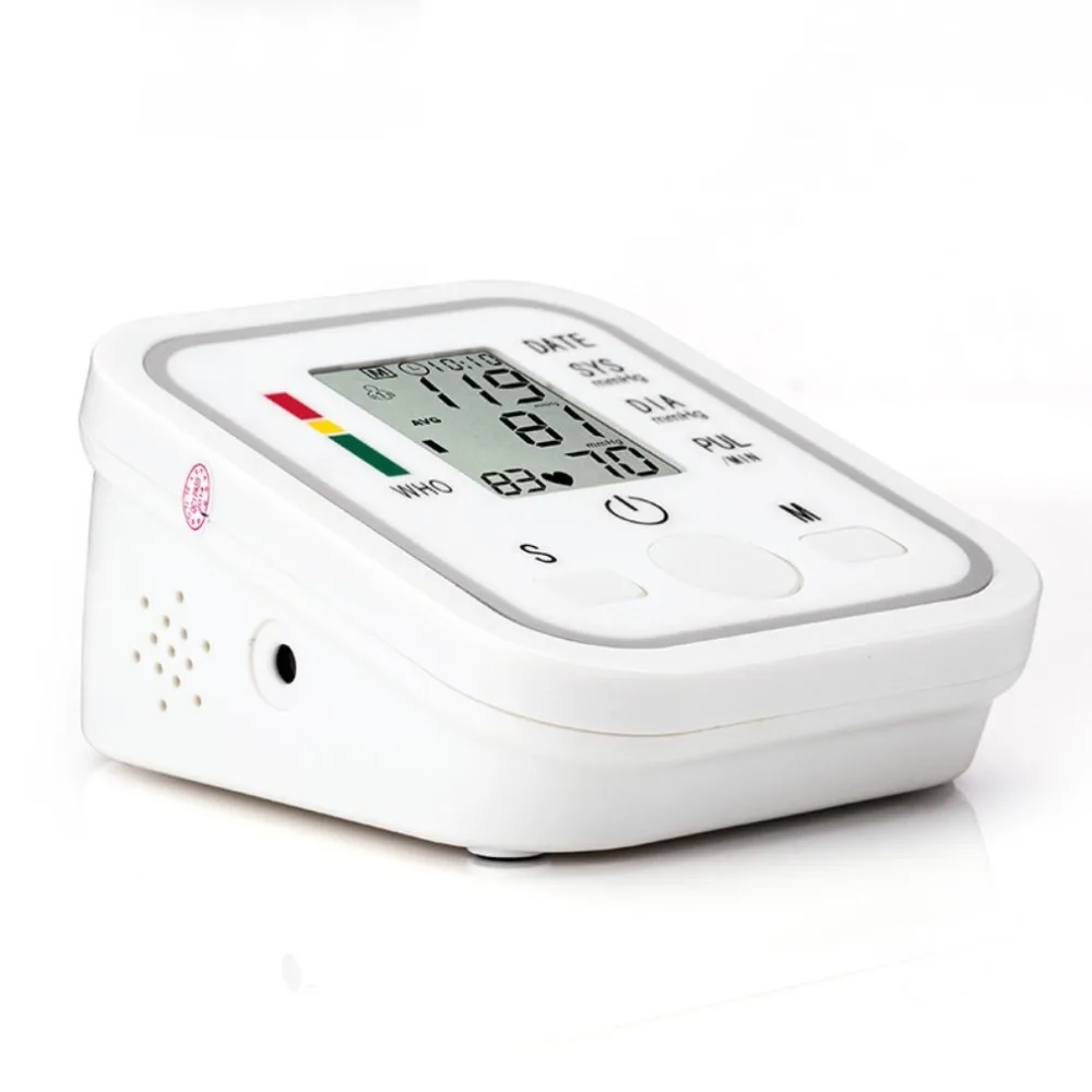 tensiometro LCD digital Blood Pressure Monitor Intelligent Automatic Electronic Arm Pulse Measurement medical pulse oximeter