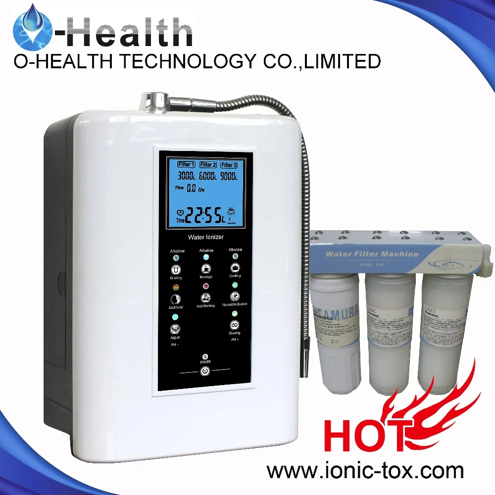 

PH can be 4 to 12 Newest High quality alkaline water machines without Heating Funtion