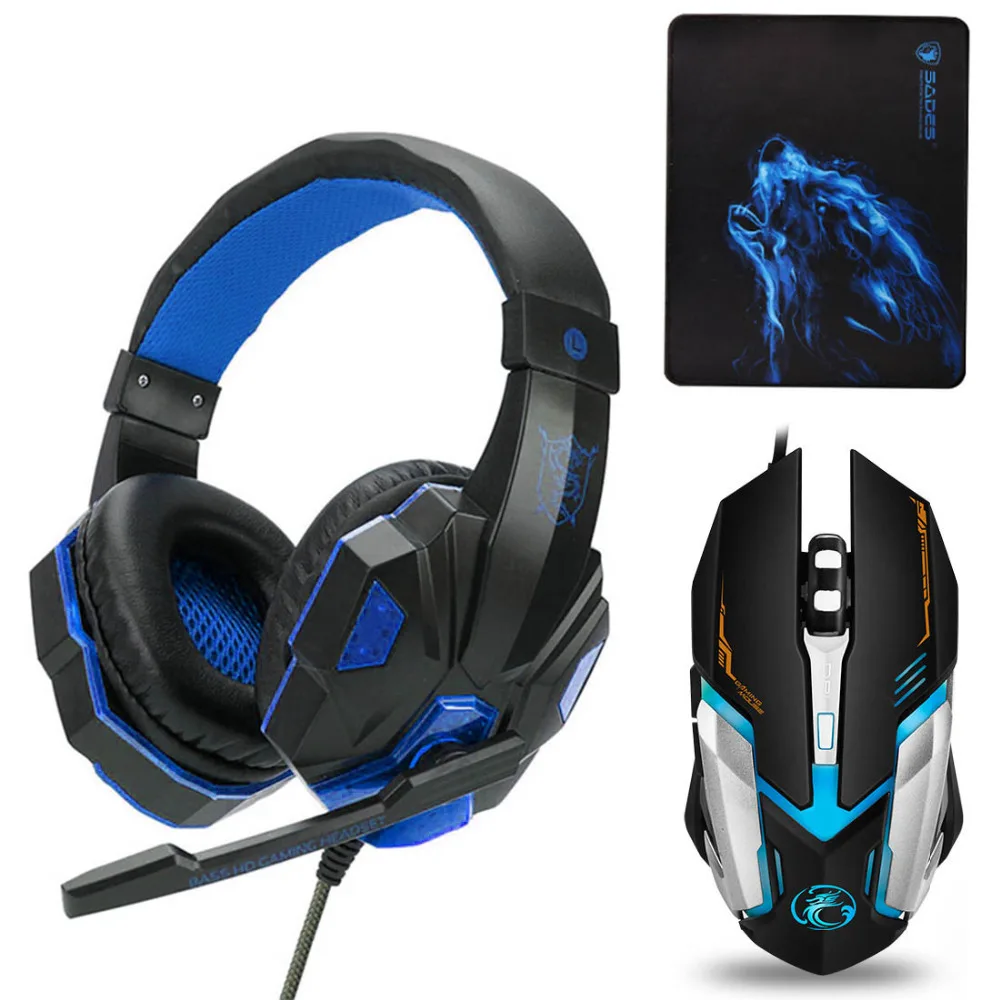 Gaming Headphones casque Soyto Best Computer Stereo Deep Bass Game