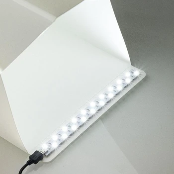 

LED Light Strip 20CM 35CM Photo Studio Lighting Soft Box Shooting Simple Tent Closet Lightbox Photography Box Studio Accessories