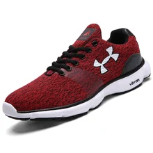 Breathable Men Casual Shoes Lace Up Mens Trainers Flat Walking Shoes Sport Comfortable Zapatillas Hombre Curry Light Soft