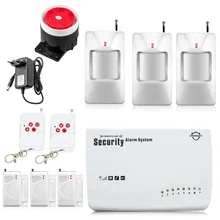 New Wireless/wired GSM Voice Alarm Systems Security Home Burglar Android IOS Auto Dialing Dialer SMS Call Remote Control Setting