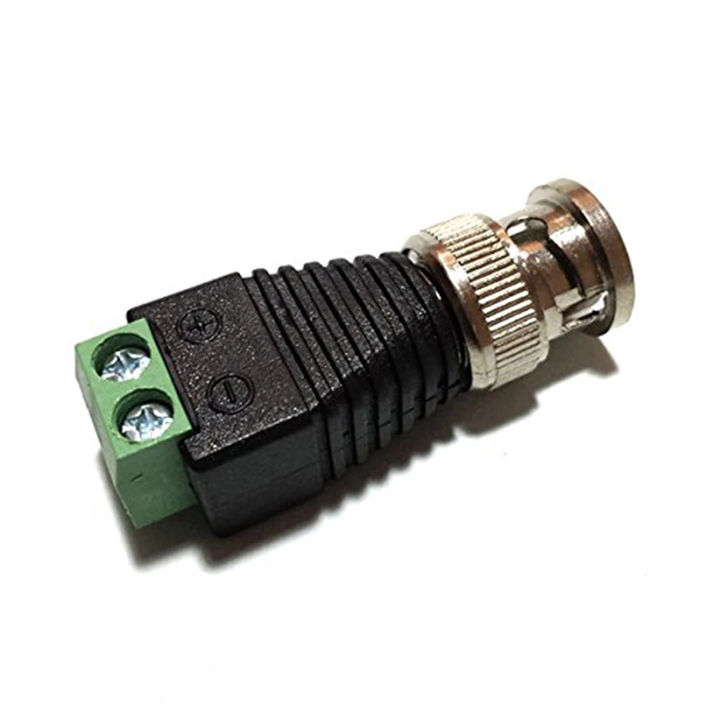 ALLiSHOP 10Pcs Coax CAT5 BNC Male Connector For CCTV ...