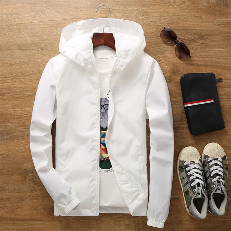 Новая высококачественная Мужская модная куртка тонкая Подростковая разноцветная куртка для мужчин размера плюс s-7xl горячая Распродажа ветровка