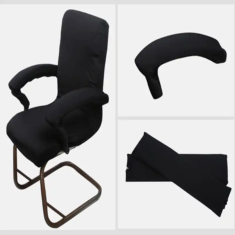 Strecth Polyester Chair Elbow Cover Protector for Office Computer Chair Arms