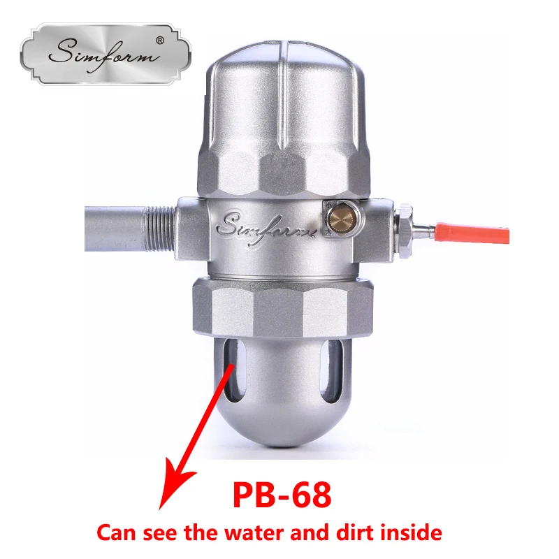 Автоматический дренажный клапан 1/" Серия simформовой PA-68 - Цвет: PB-68