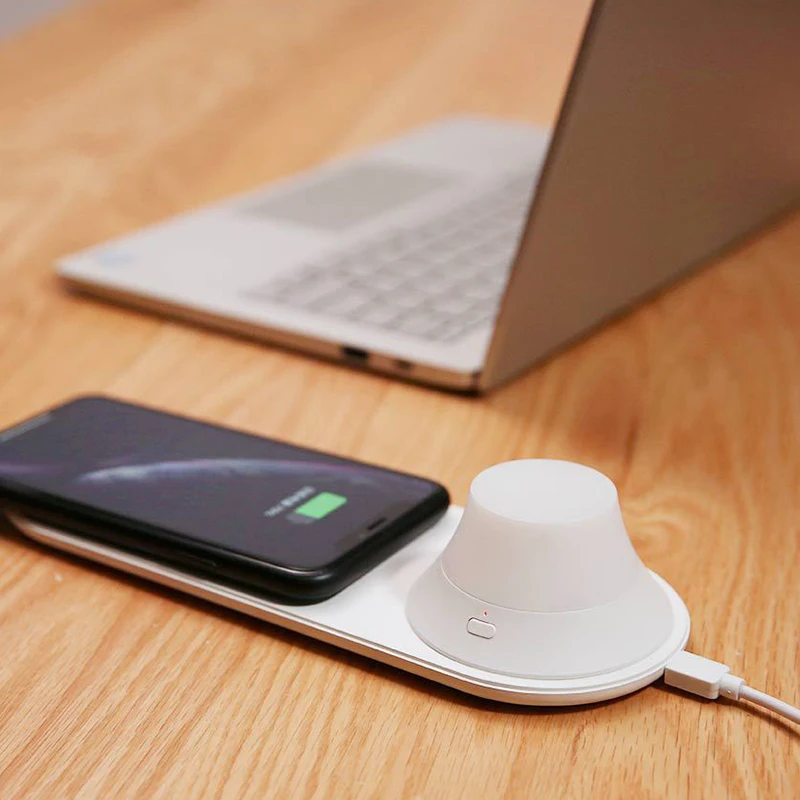 Беспроводное зарядное устройство Yeelight со светодиодной ночной подсветкой