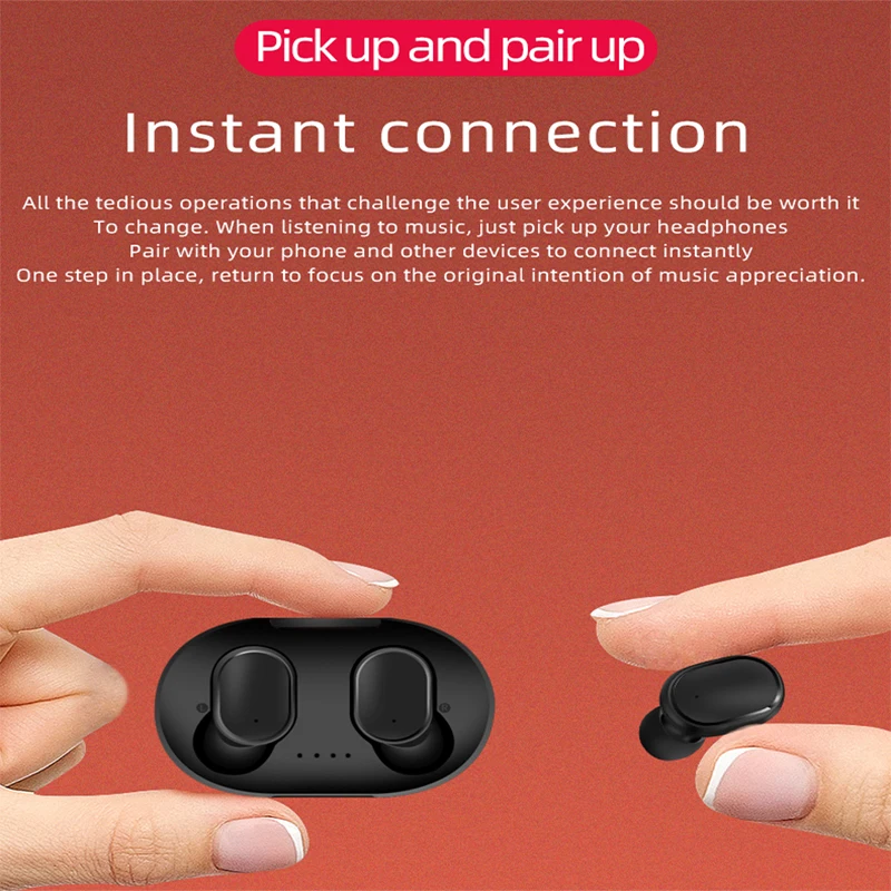 A6S TWS Bluetooth 5 0 Earphones Wireless Headsets Mini Stereo For xiaomi Headphones Audifonos Para Celular elari nanopod