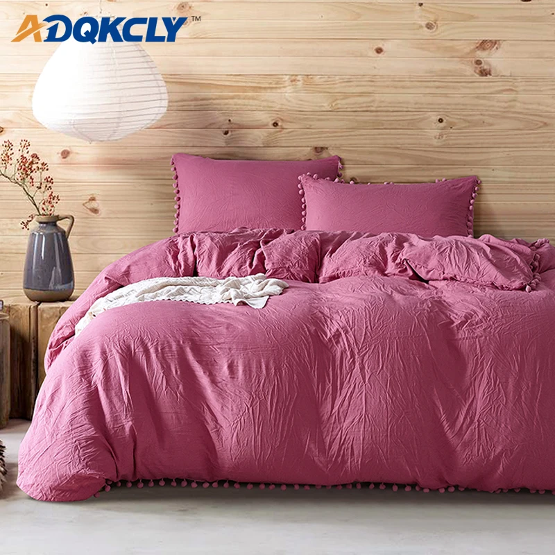 Adqkcly Softness Bedding Duvet Cover Set Small Ball Design 100