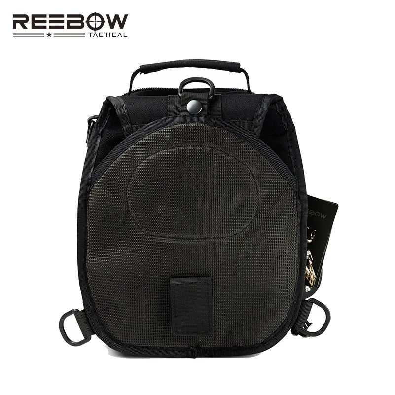 Reebow Тактический Для мужчин открытый sling bag Молл груди пакет для Охота Бег Airsoft спортивный Пейнтбол 1000D Cordura камуфляж мешок