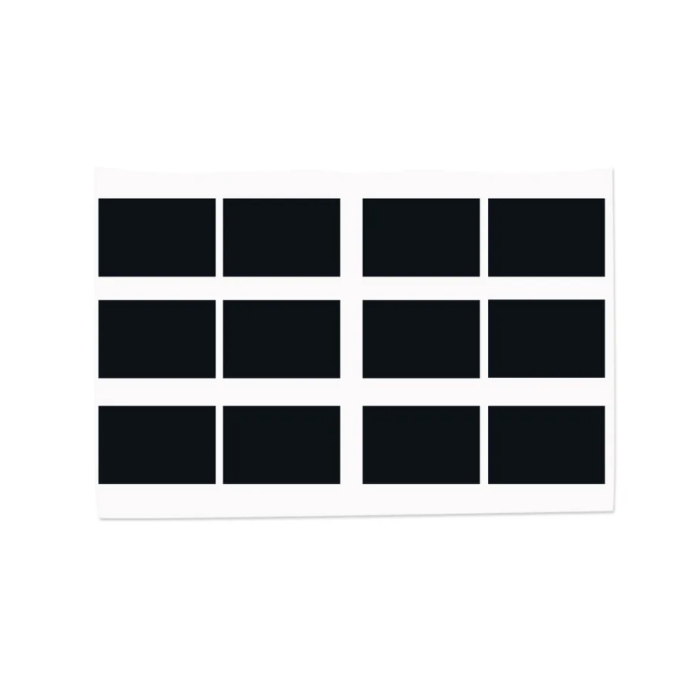 

12pcs/lot Chalk Pen Chalkboard Stickers Label Vinyl Craft Kitchen Jar Organizer Decor Decal waterproof removable plastic sticker