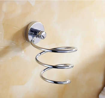 

fashion high quality solid brass gold,chrome and bronze finish bathroom wall mounted hair drier holder