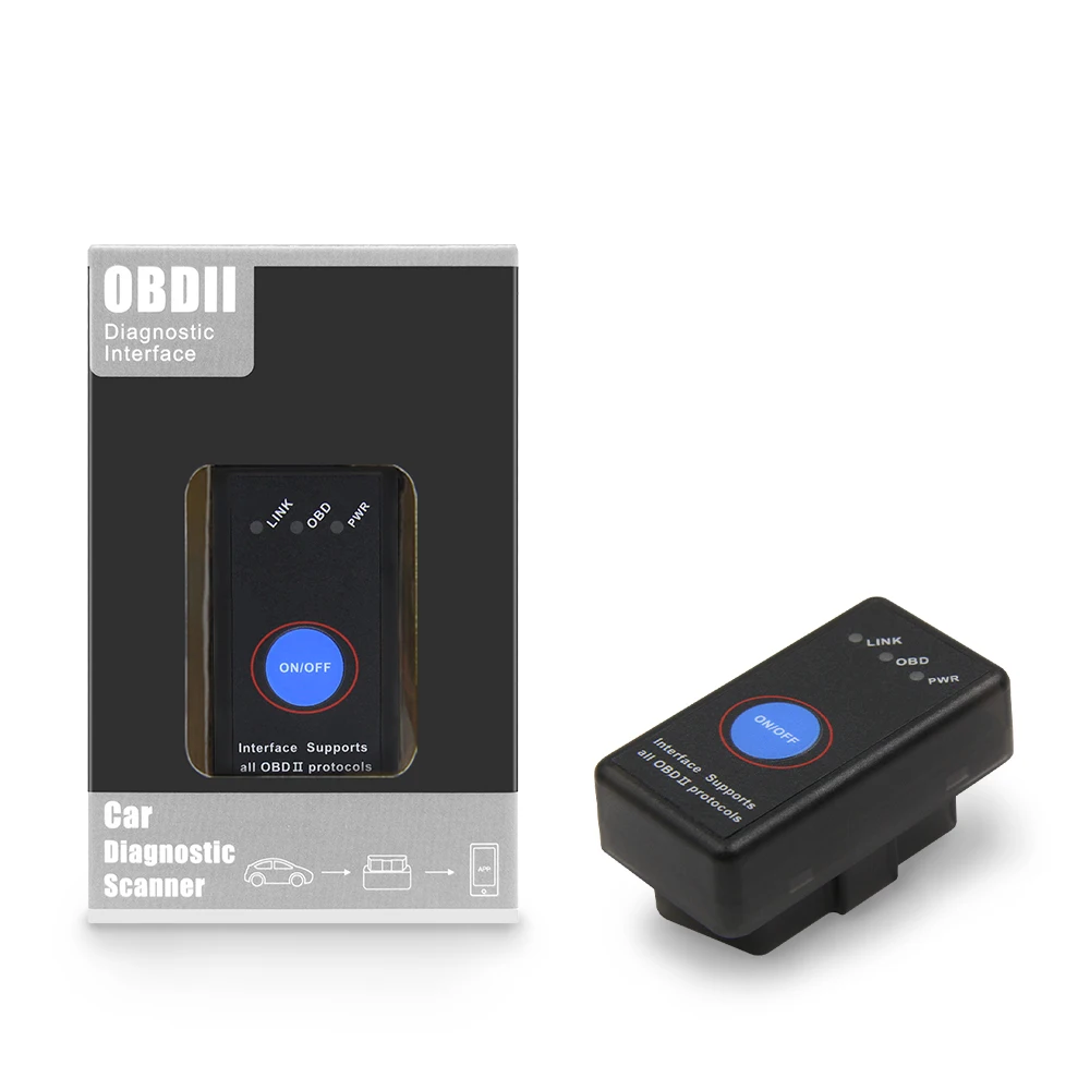 ELM 327 V1.5 с PIC18F25K80 OBD2 Bluetooth 4,0 сканер ELM327 V1.5 для IOS/Android OBD 2 OBD2 автомобильный диагностический сканер авто инструмент