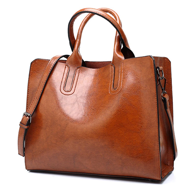 Кожаные сумочки женская сумка высокого качества повседневные женские сумки Trunk Totes дизайнерская женская сумка на плечо женская большая