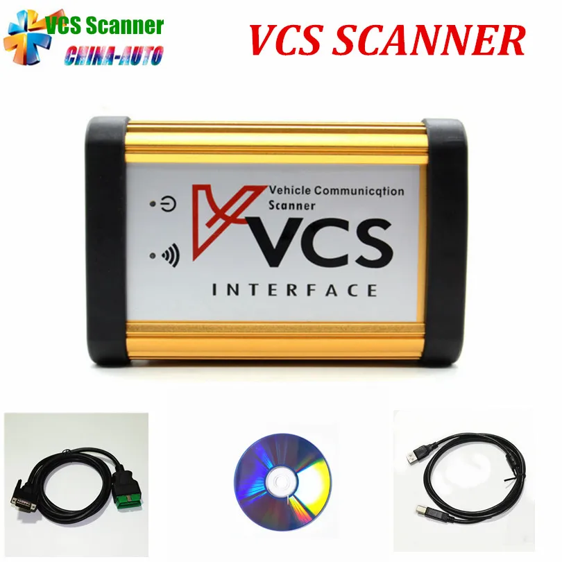 VCS Vehicle Communication Scanner Interface VCS Scanner better than TCS Support Englsih/Russian/Spanish/French