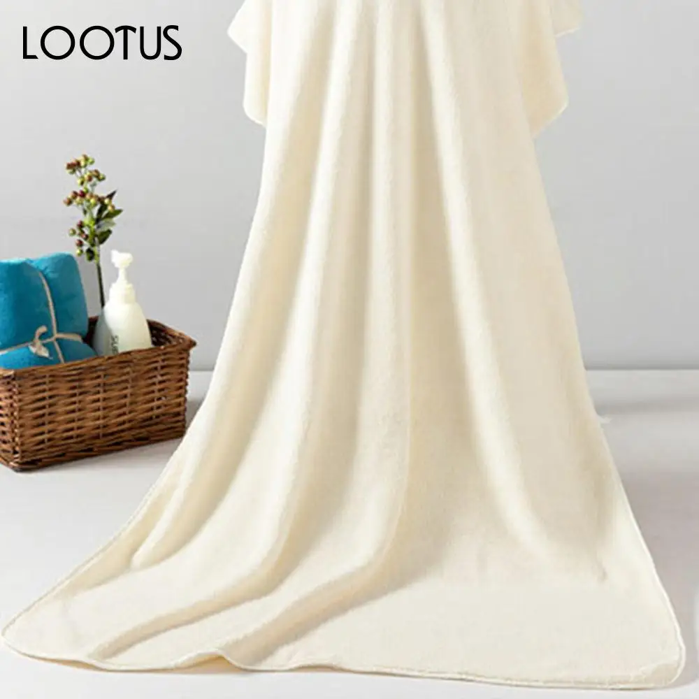 Towel Set Bath Towel Set Thicken 2pcs 4 Colors Towel Warm Bath Face