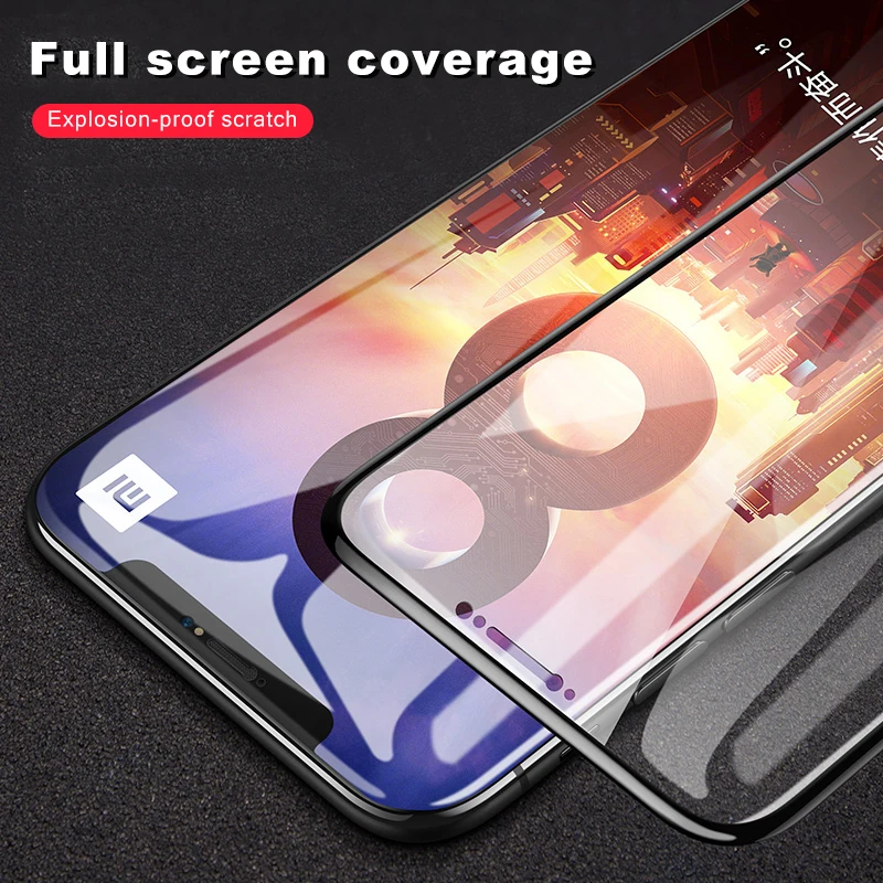 5D Защитное стекло для экрана Xiaomi Mi8 Mi9 SE Mi 9 Explorer Mix3 защитная пленка из закаленного
