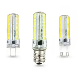 G4 светодиодный светильник G9 свечах E14 E12 лампы кукурузы AC220V DC12V Spotlight SMD3014 24-120 светодиодный s лампы с регулированием освещенности для люстры