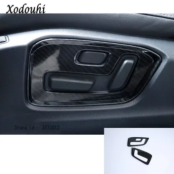 

For Mazda CX-5 CX5 2nd Gen 2017 2018 2019 2020 Car Carbon Fiber Seat Adjustment Knob Button Switch Button Panel Trim Part Frame