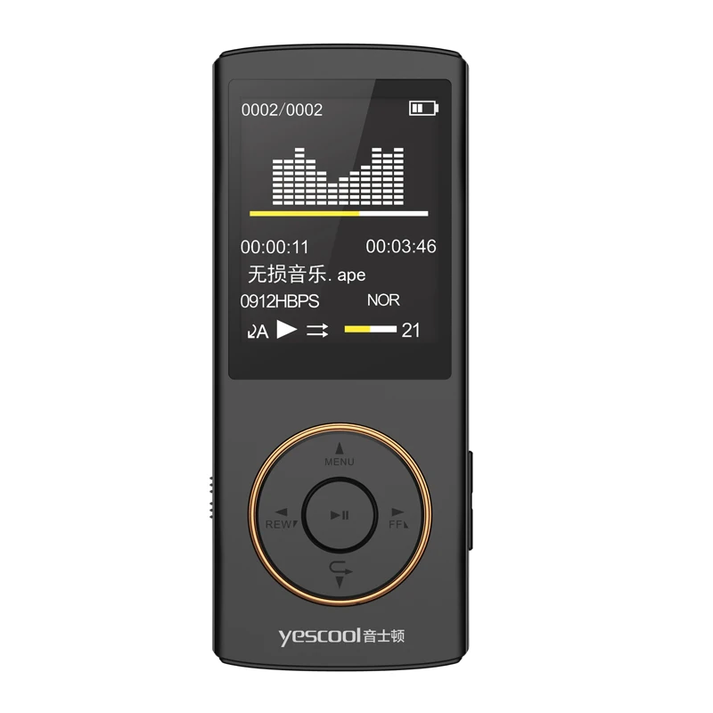 Yescool X1 8 Гб Профессиональный портативный цифровой диктофон электронная книга для встречи обучение класс перезаряжаемый HIFI MP3 MP5 BK