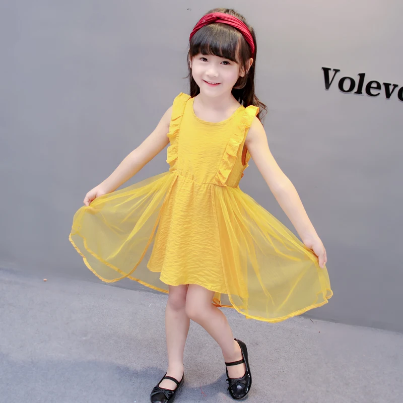 Princess Baby Girl Dress 2018 Summer O neck Cotton Children Evening