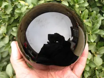 

5.96lb AA NATURAL Obsidian quartz crystal sphere ball healing
