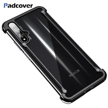 

PADCOVER metal frame drop protection sleeve hard shell cooling bare metal feel thin thin frame for HuaWei Honor 20 series